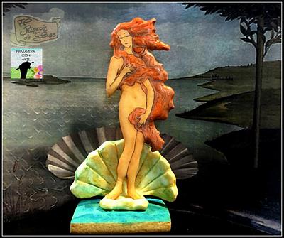 Colaboración primavera con arte (El nacimiento de Venus) Botticeli - Cake by Rocio ortega