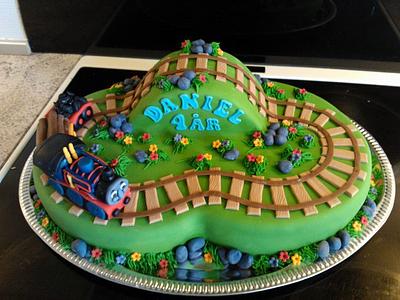 Thomas the tank - Cake by Rikke Hougaard