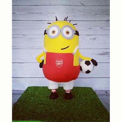Arsenal Minion - Cake by  Utterly Charming Cakes