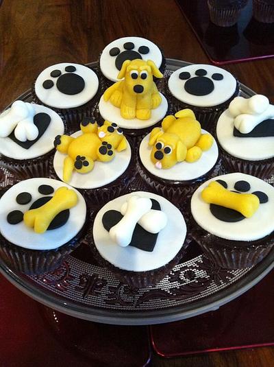 Puppy buns - Cake by Helen-Loves-Cake