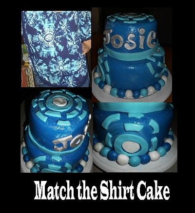 Match The Shirt Cake - Cake by Carrie Freeman