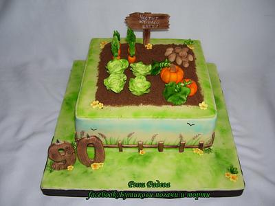 Granny's garden - Cake by Reneta 
