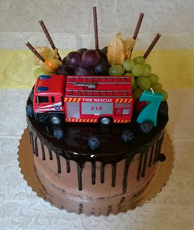 Chocolate birthday cake  - Cake by AndyCake