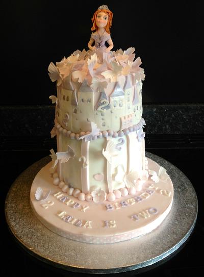 Disney 'Sofia the 1st' inspired princess cake.  - Cake by Tanya Morris