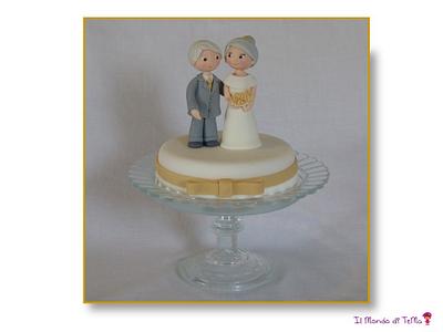 Bride and groom - Cake by Il Mondo di TeMa