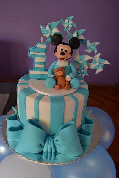 Mickey Mouse Baby - Cake by Zaklina