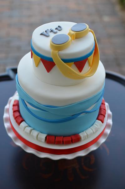 Everyone in the pool! - Cake by Elisabeth Palatiello