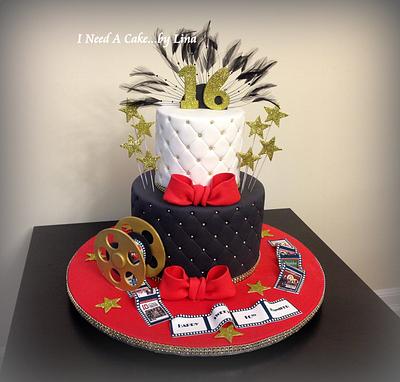 Sweet 16 Hollywood Style - Cake by Lina Gikas