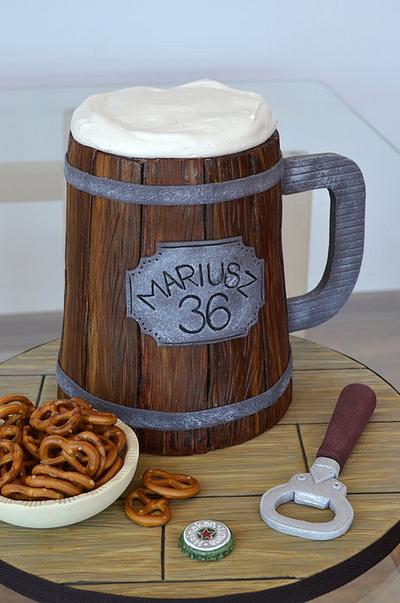 Beer mug - Cake by Crumb Avenue