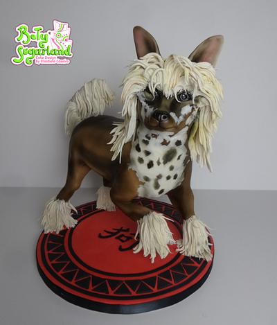 Chinese Crested Dog - Year of the Dog Challenge - Cake by Bety'Sugarland by Elisabete Caseiro 