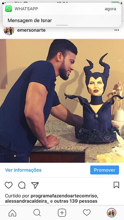 Maleficent Maléfica  - Cake by Emerson Nogueira 