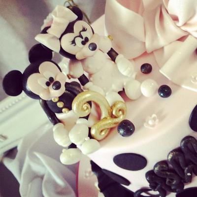 Minnie and Mickey Birthday cake - Cake by Dee