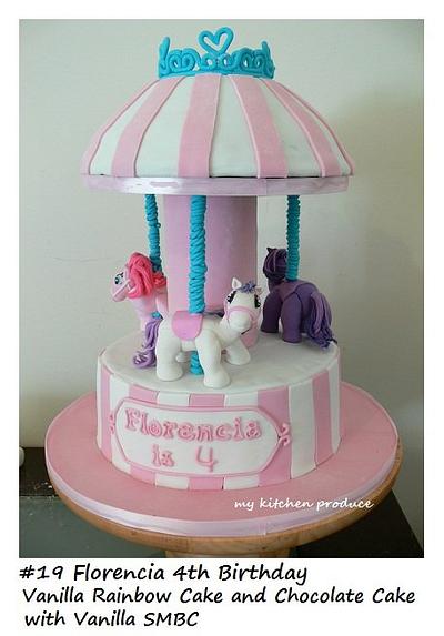 My Little Pony Carousel Cake - Cake by Linda Kurniawan
