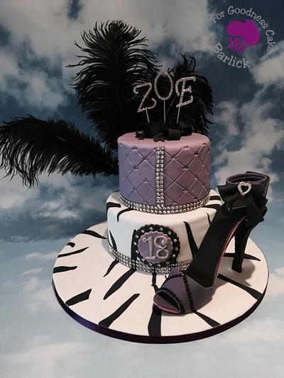 Glitz and glamour  - Cake by For goodness cake barlick 