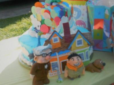UP themed - Cake by Maria Cazarez Cakes and Sugar Art