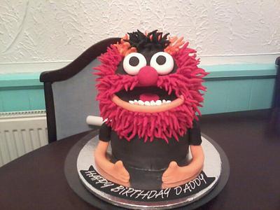 3D Animal from the Muppets cake - Cake by Kelly Robinson