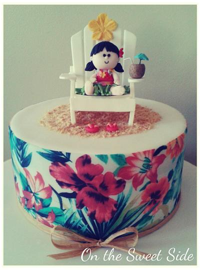 Hawaiian theme cake - Cake by Christy