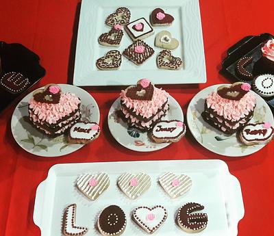 Cookies Love - Cake by MARCELA CORCA