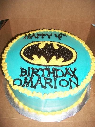 Simple Batman Birthday - Cake by caymancake