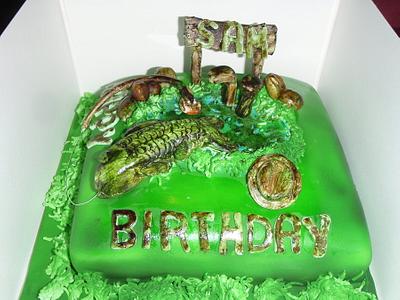Fishing cake  - Cake by christine knowler