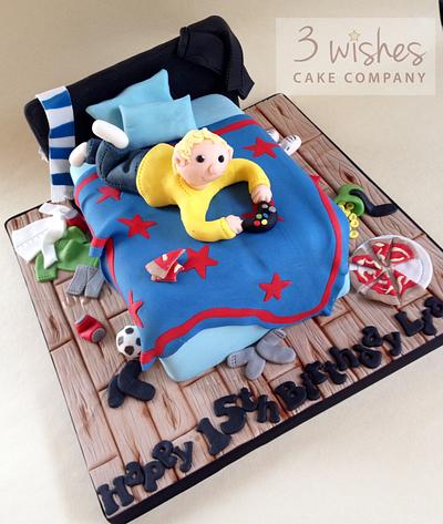 Teenager bedroom cake - Cake by 3 Wishes Cake Co