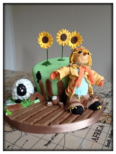 Scarecrow - Cake by inspiratacakes