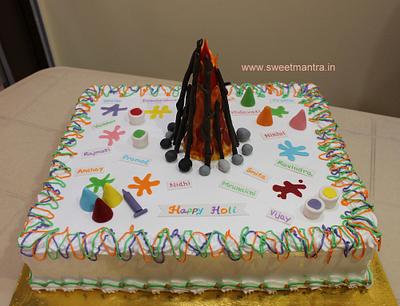 Holi cake - Cake by Sweet Mantra Customized cake studio Pune