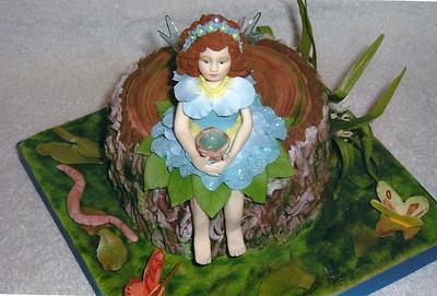 Flower Fairy Takes a Break - Cake by Chaley O'Neill