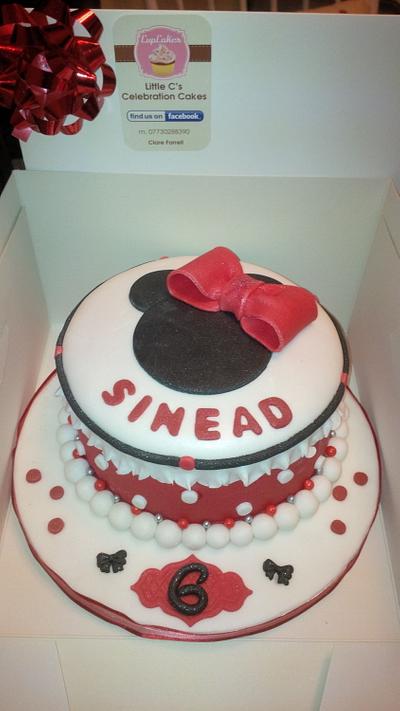 Minnie Mouse Cake - Cake by Little C's Celebration Cakes