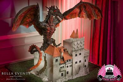 Glowing Vampire Dragon  - Cake by Cakes ROCK!!!  