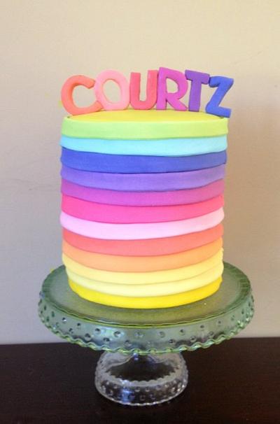 Rainbow cake - Cake by Kellie