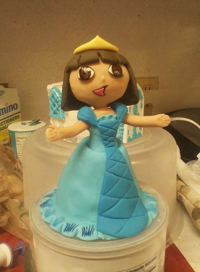 Lilli's Dora Cake - Cake by Cinnemin Gurl