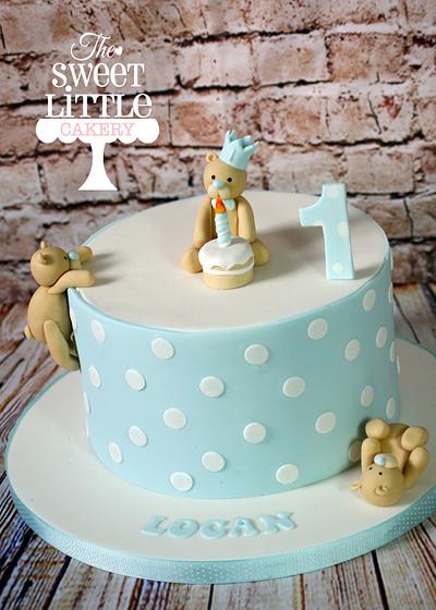 Cute teddies - Cake by thesweetlittlecakery
