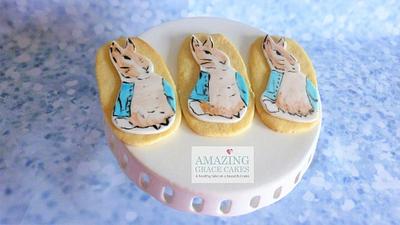 Peter Rabbit Biscuits  - Cake by Amazing Grace Cakes