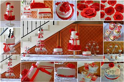 Wedding cake bar - Cake by Torty Katulienka