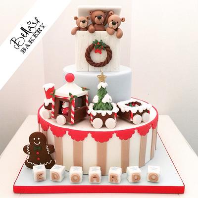 A Christmas Christening - Cake by Bella's Bakery