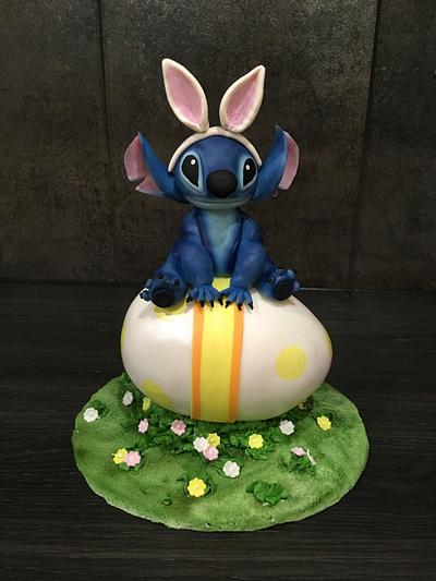 Stitch Easter Cake - Cake by  Sue Deeble