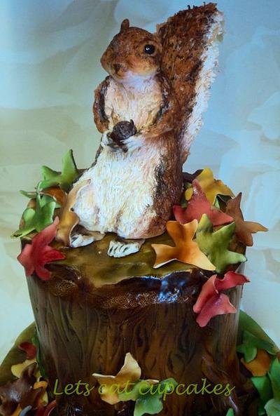 Mrs nutmeg the squirrel autumn cake  - Cake by Allison Henry 