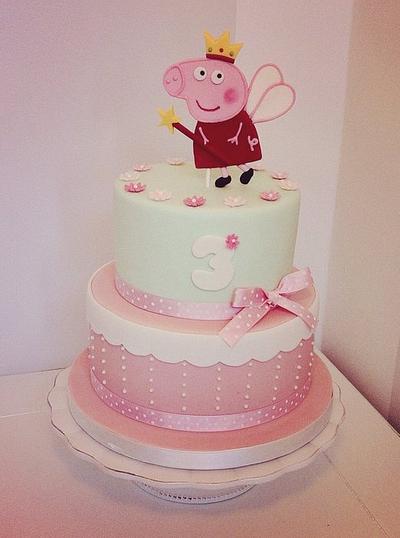 Tooth fairy Peppa Pig cake - Cake by Bella's Bakery