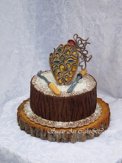 Woodcarving - Cake by Oli Ivanova