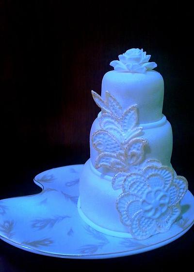 Mini wedding cakes - Cake by Anna