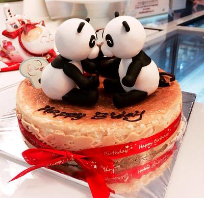 Couple Panda :) - Cake by three lights cakes