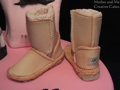 Ugg Boots and Bags - Cake by Mother and Me Creative Cakes