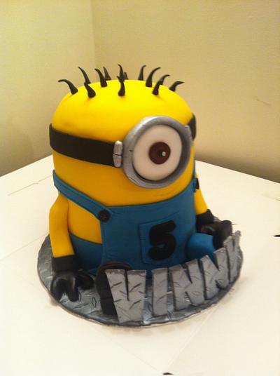 Minion and cupcake characters  - Cake by George's Bakes
