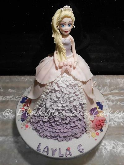 princess cake - Cake by Dinkylicious Cakes