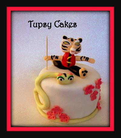 tigress kun fu panda cake - Cake by tupsy cakes