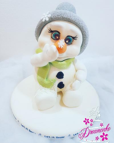 Flocky Flöckchen-the snowman - Cake by AS Dreamcake