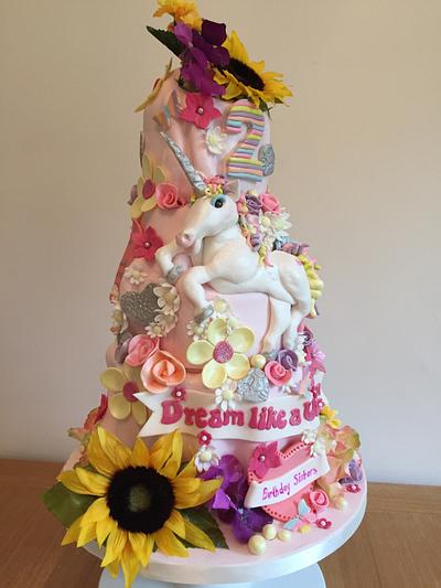 Tickety Boo Cakes - Dream like a Unicorn Birthday Cake - Cake by Tickety Boo Cakes