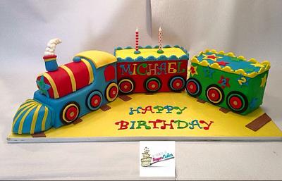 Train cake  - Cake by Mojo3799