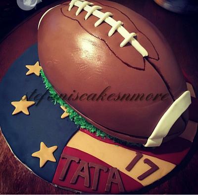 Football cake.. - Cake by Stefaniscakes